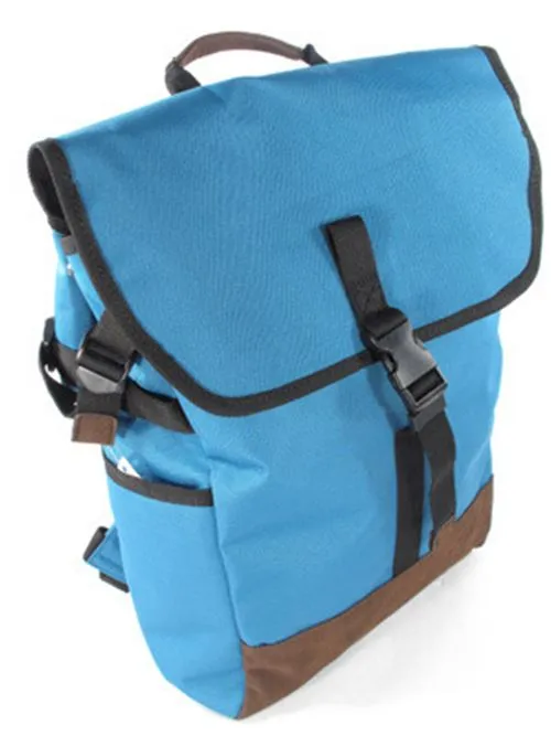 Canvas L backpack Bag I Pad laptop form Pockets Blanc Belt Olive Green flap over