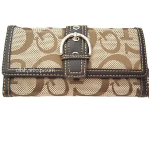 canvas signature L checkbook Belt buckle designer inspired woman MW