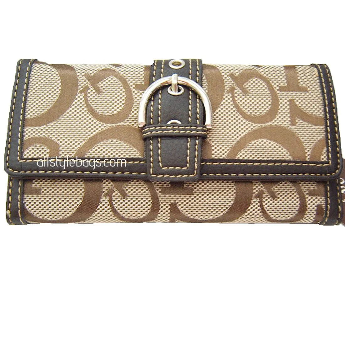 canvas signature L checkbook Belt buckle designer inspired woman MW