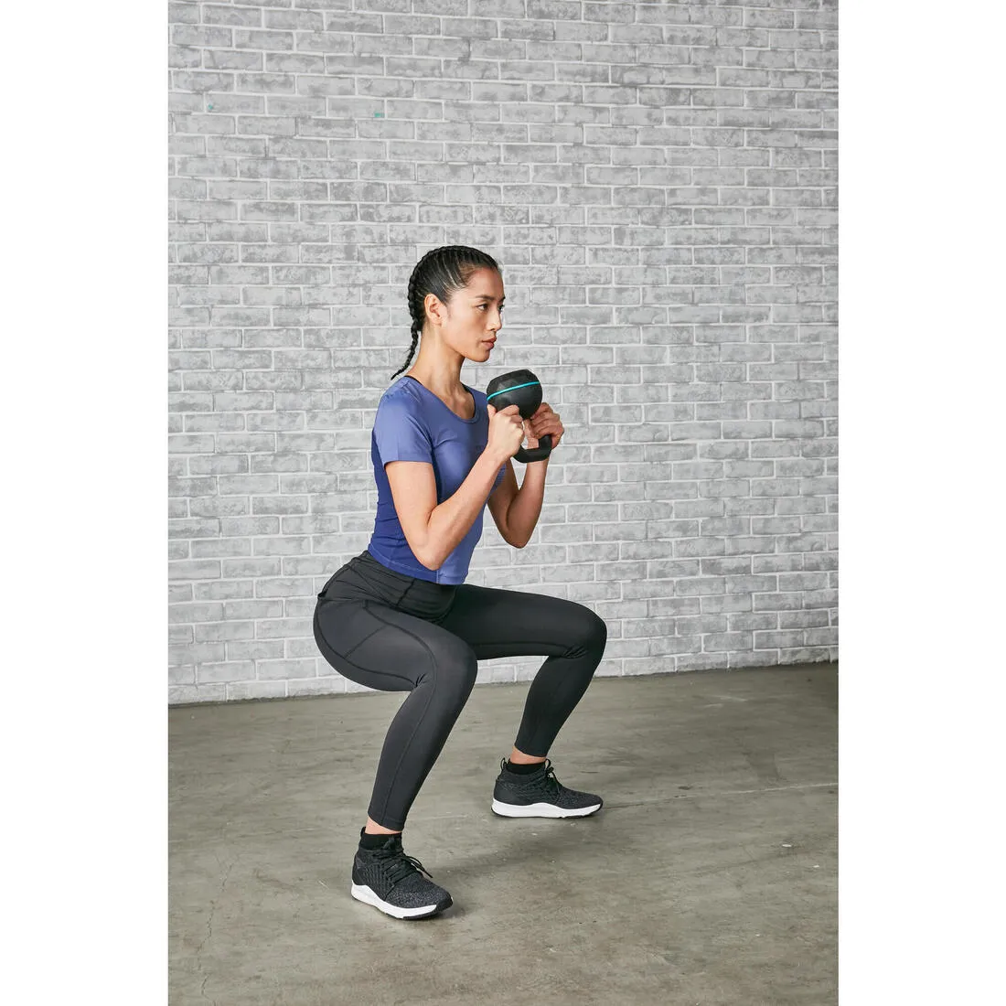Cast Iron Kettlebell with Rubber Base 20 kg