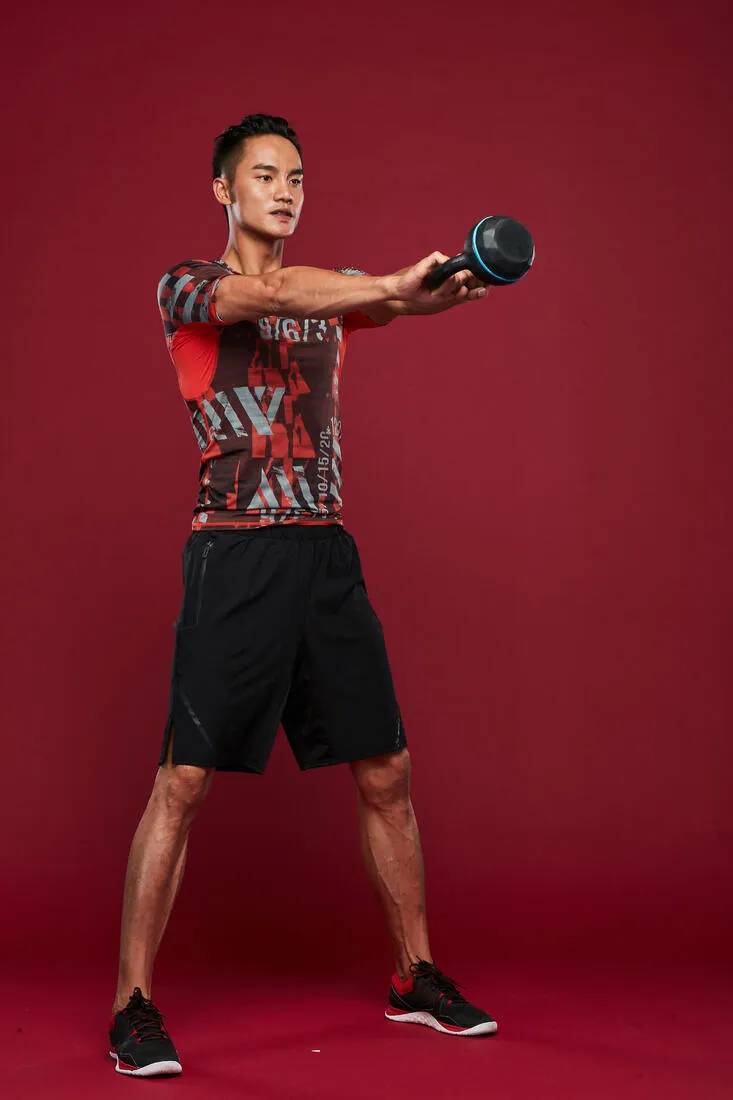 Cast Iron Kettlebell with Rubber Base 6 kg