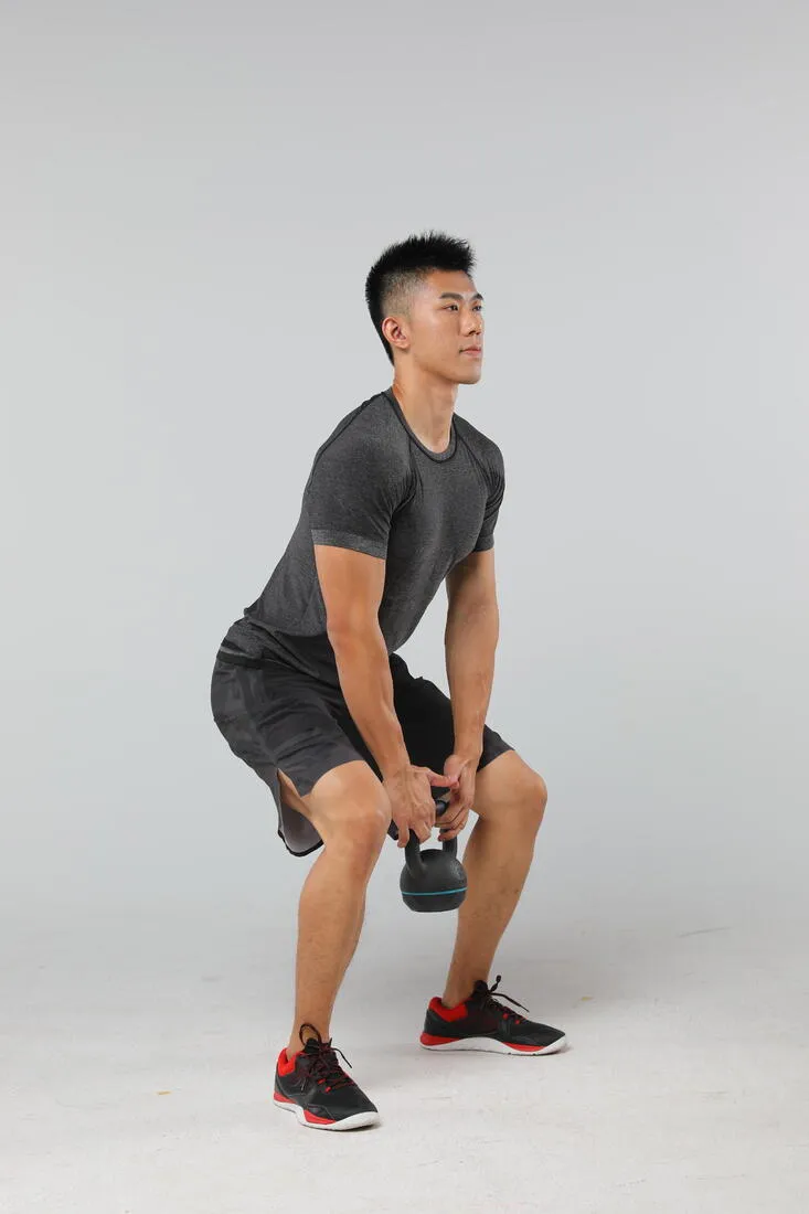Cast Iron Kettlebell with Rubber Base 6 kg