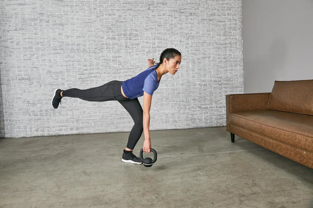 Cast Iron Kettlebell with Rubber Base 6 kg