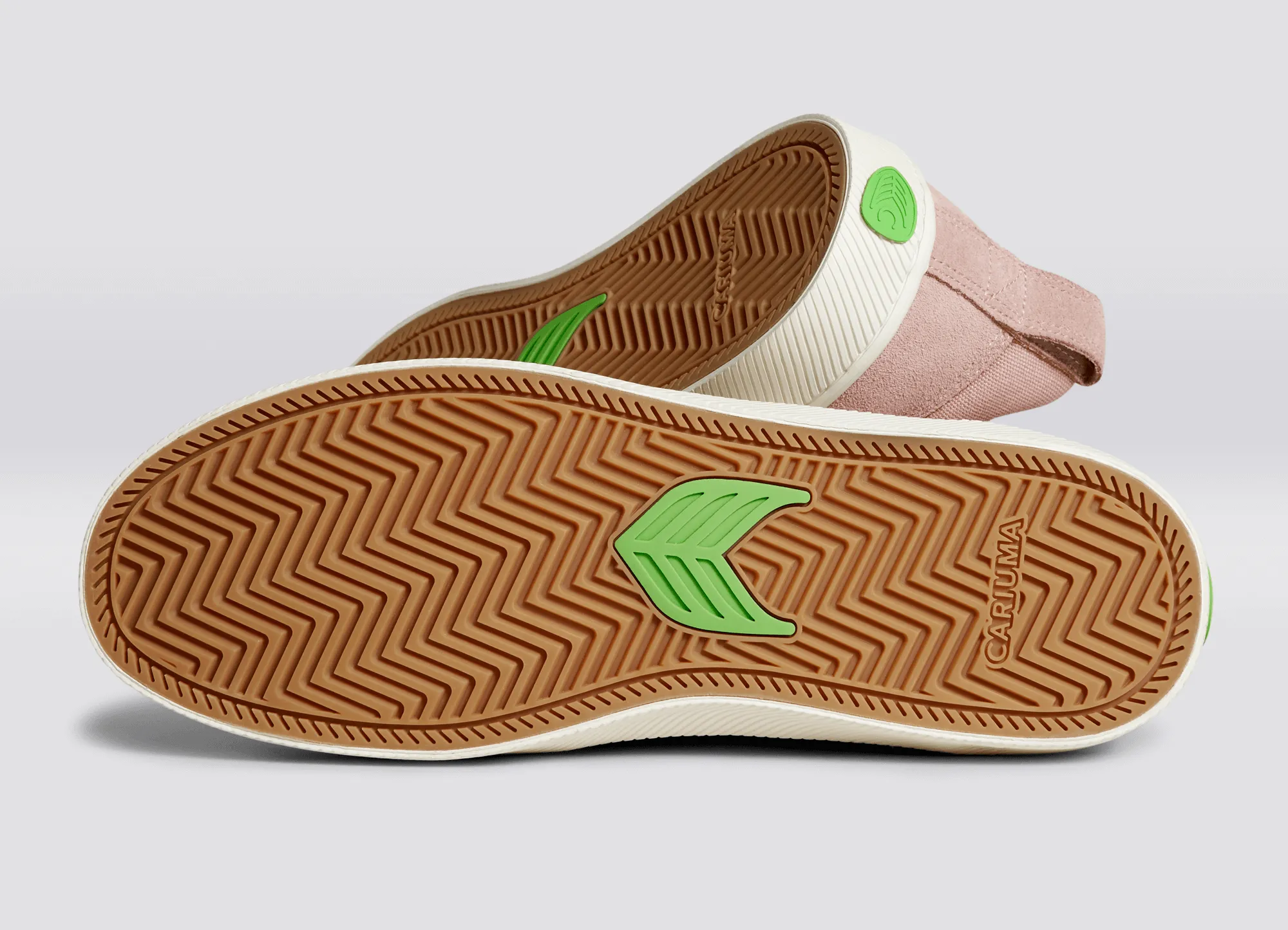 CATIBA PRO Low Rose Suede and Canvas Ivory Logo Sneaker Women