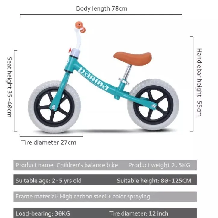 Chai Vintage Balance Bikes - Ages 2 to 4 years