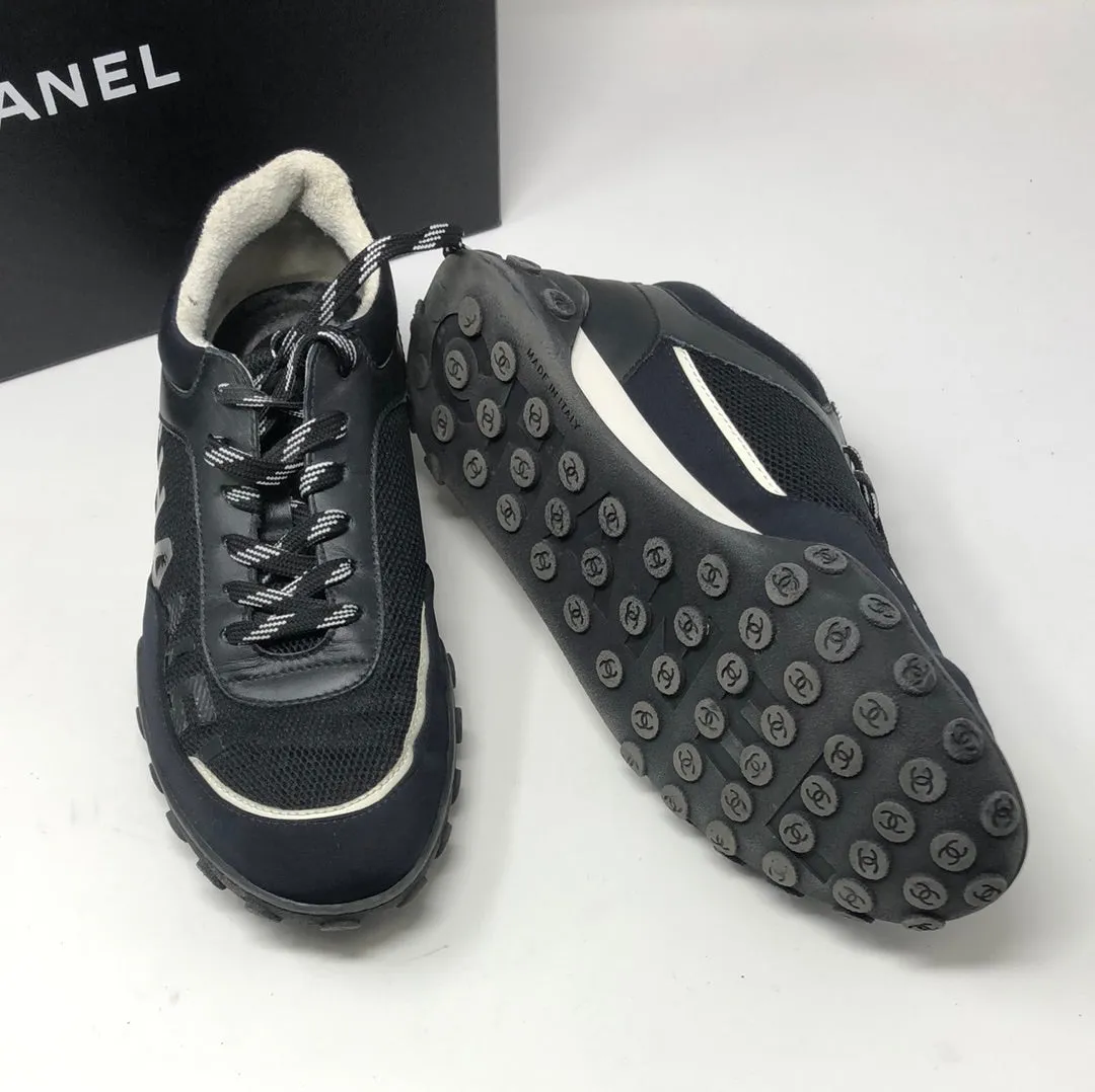 Chanel Black and White Sneaker