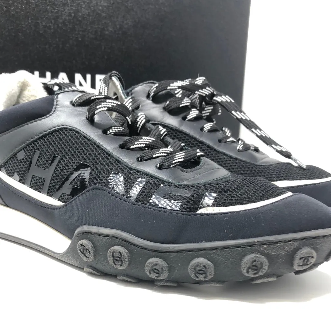 Chanel Black and White Sneaker
