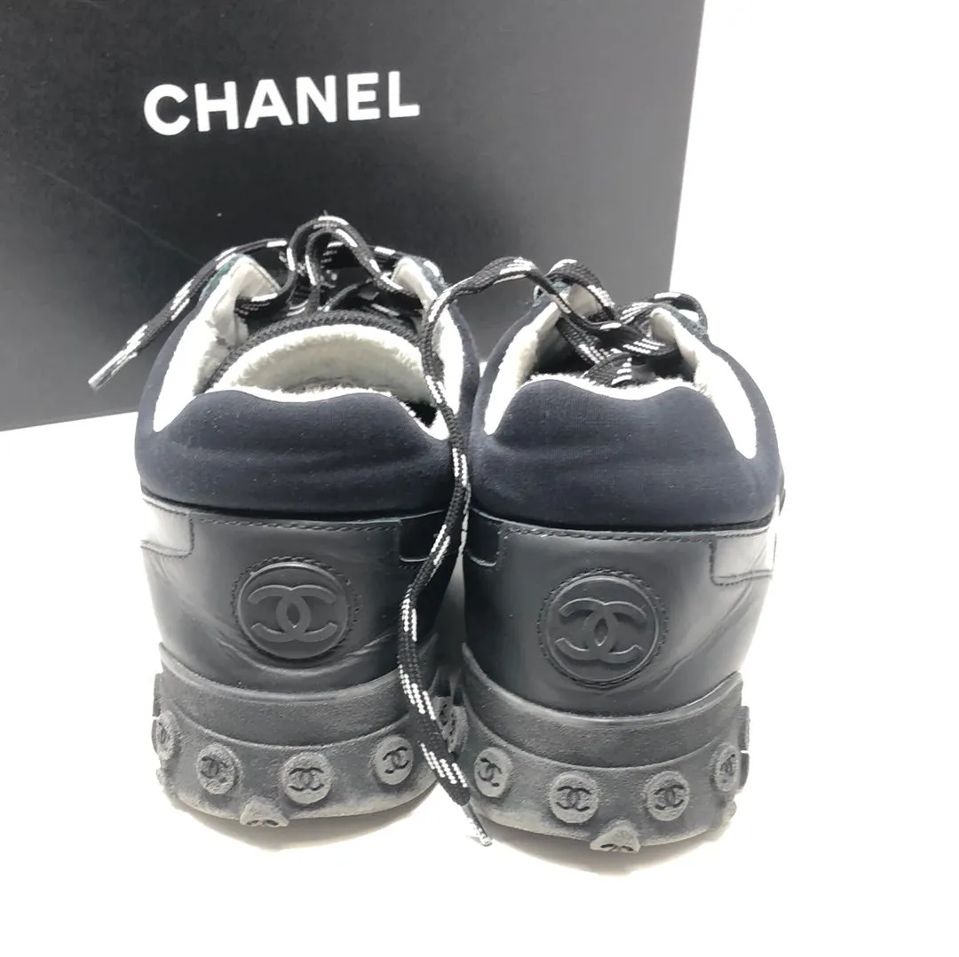 Chanel Black and White Sneaker