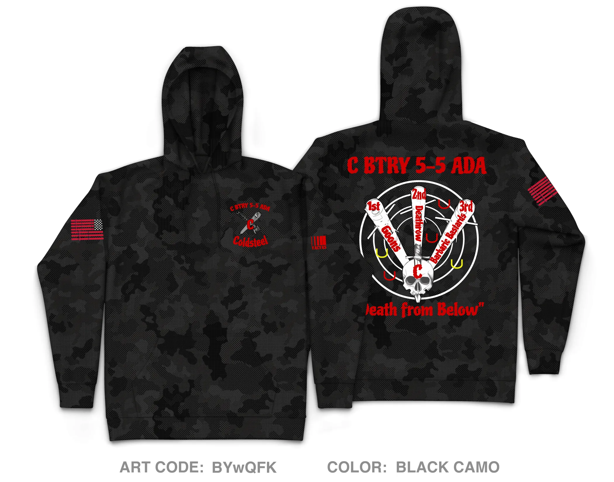 Charlie Battery 5-5 ADA Core Men's Hooded Performance Sweatshirt -BYwQFK