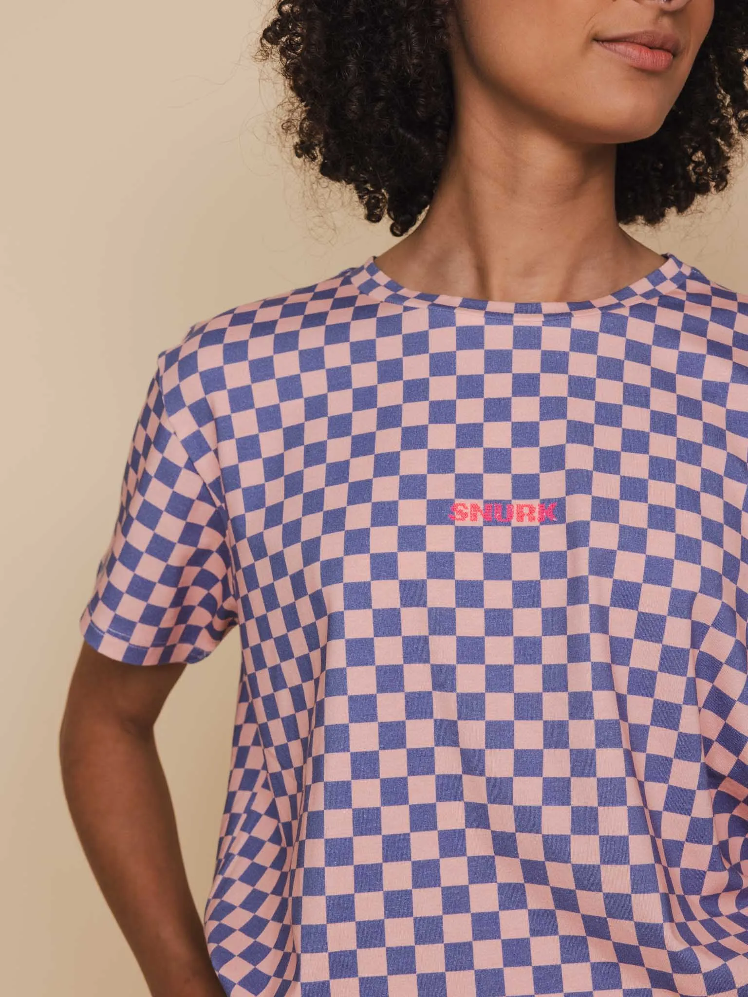 Check T-shirt Unisex
