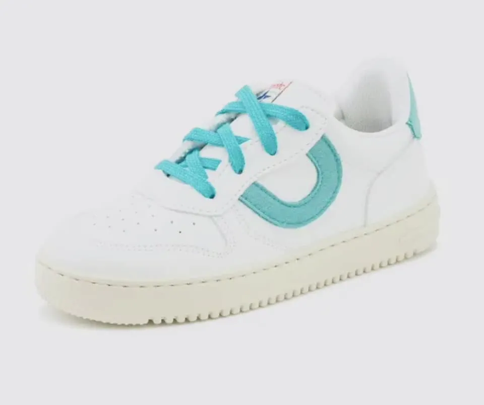 Cienta Sneakers Aqua and White