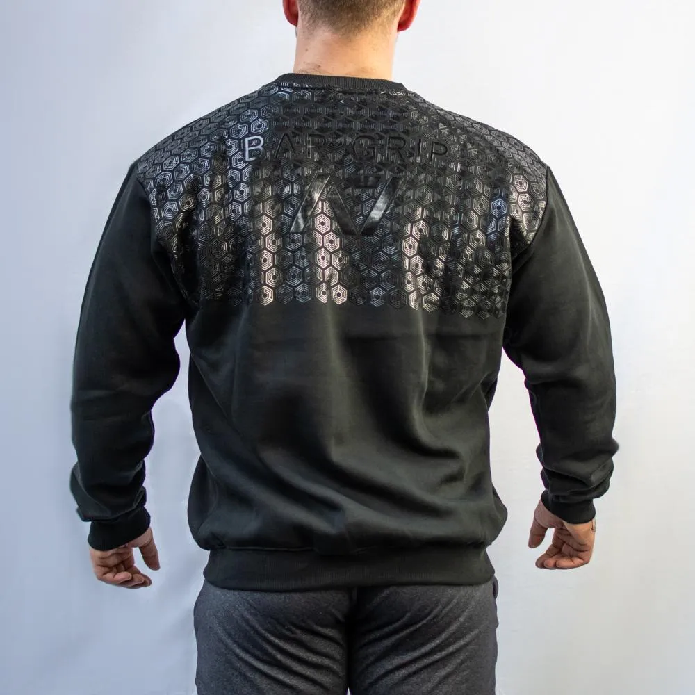 Classic Black Bar Grip Crew Neck