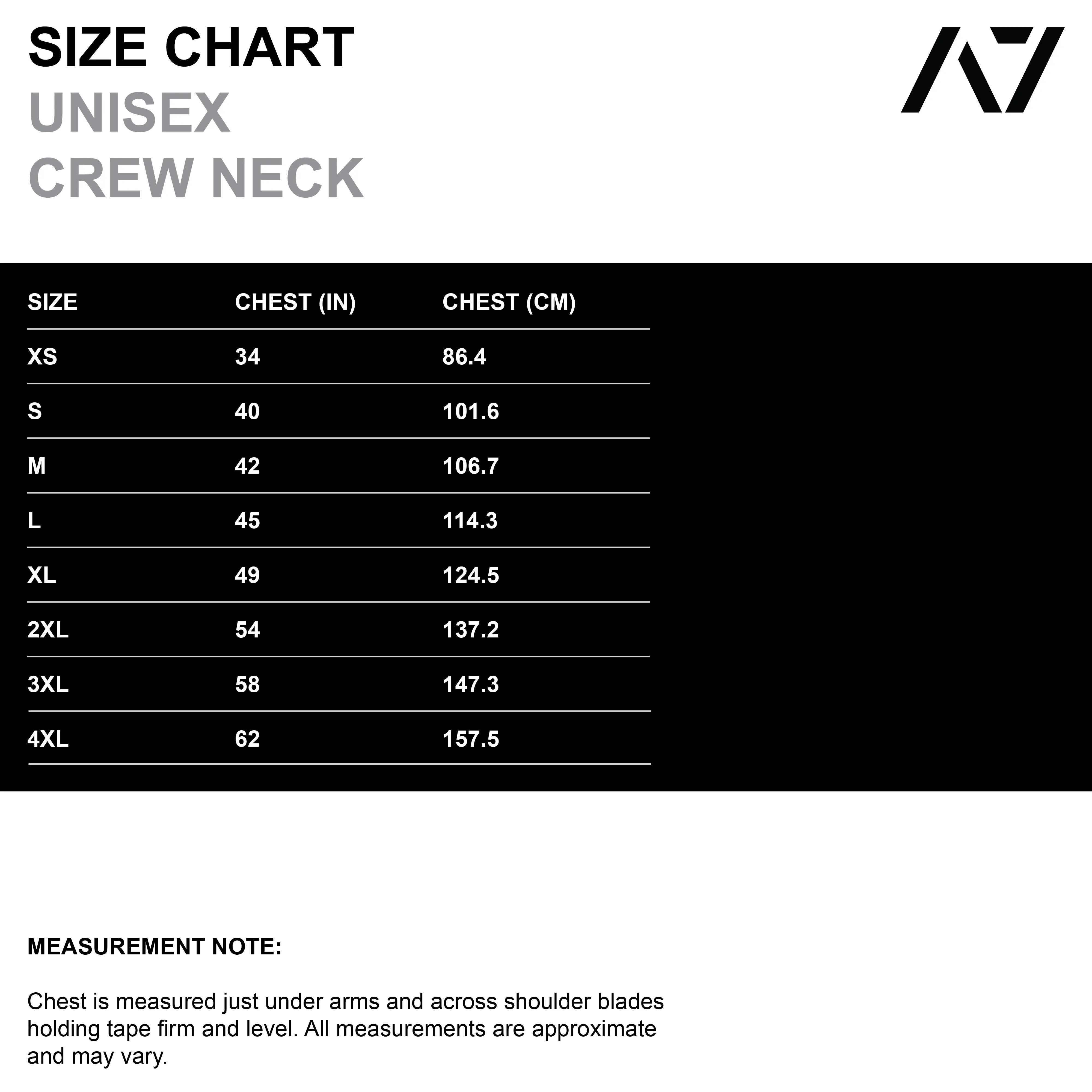 Classic Black Bar Grip Crew Neck