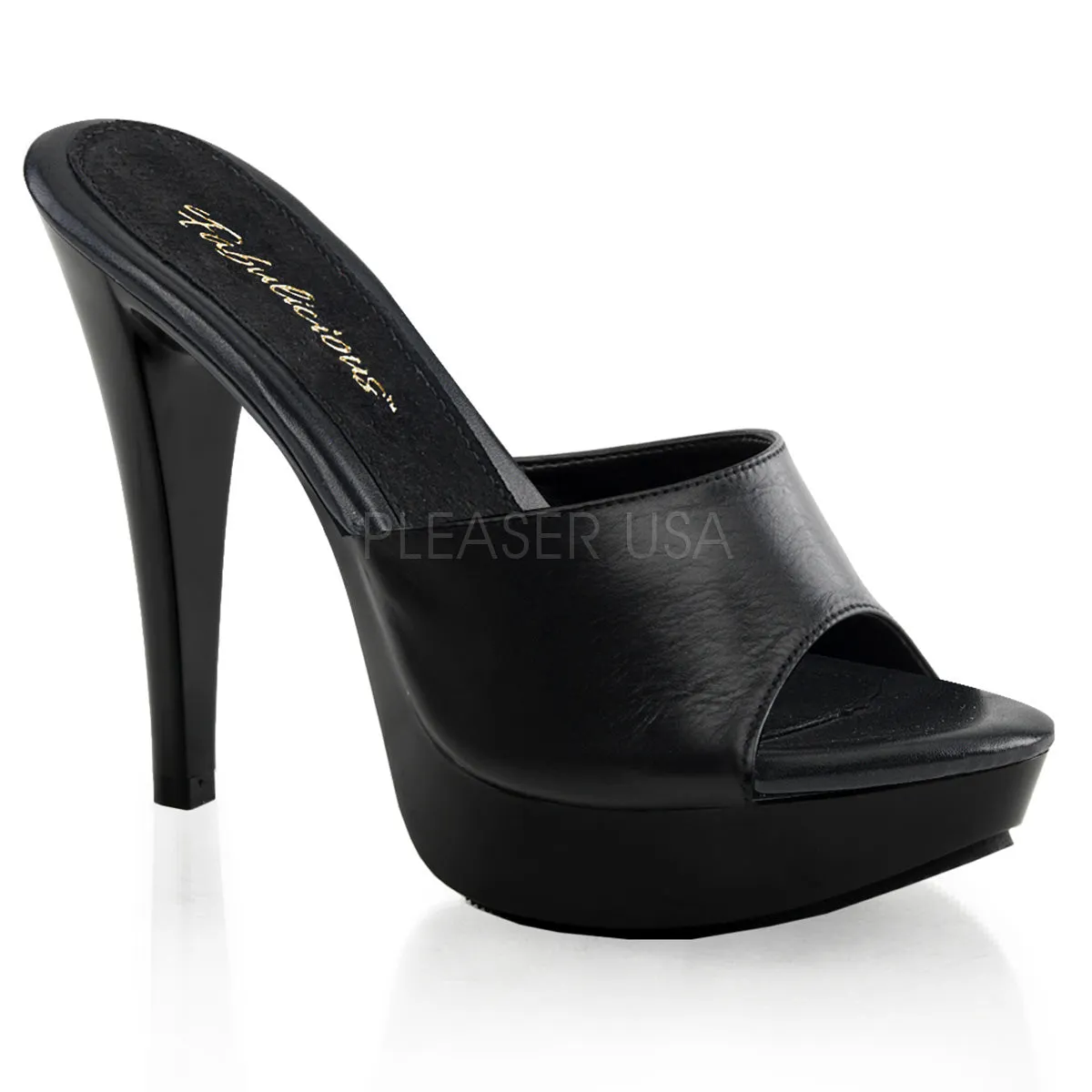 COCKTAIL-501L  Black Leather/Black