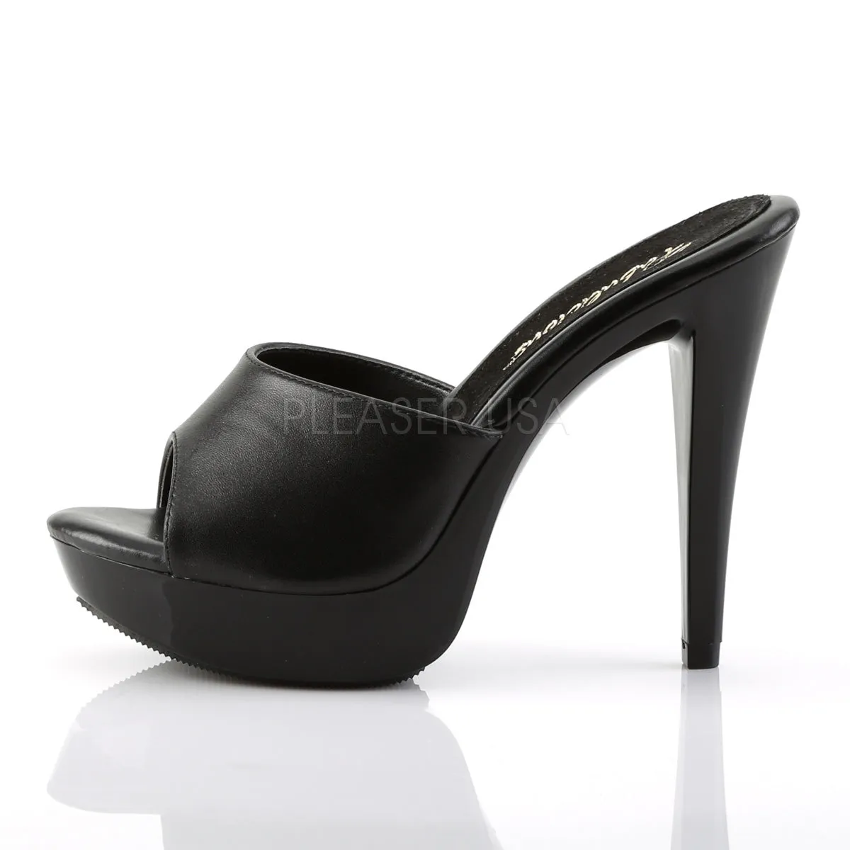 COCKTAIL-501L  Black Leather/Black