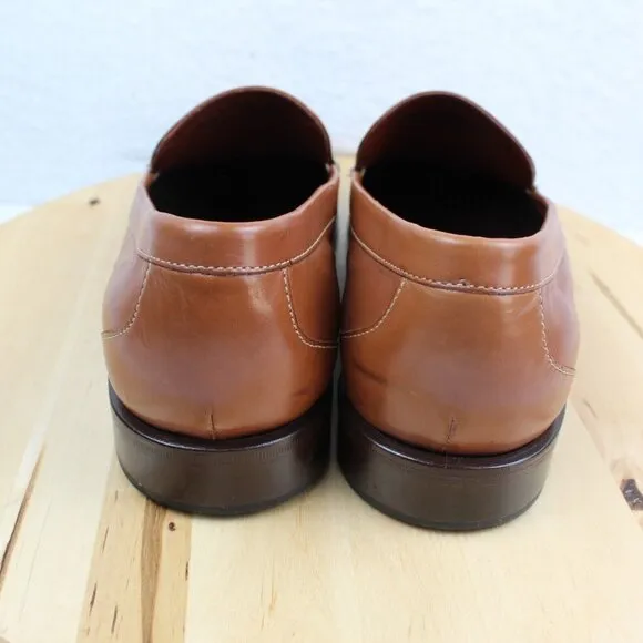 Cole Haan Leather Loafer Mens Size 10 Brown Slip On Shoe City Dress Casual
