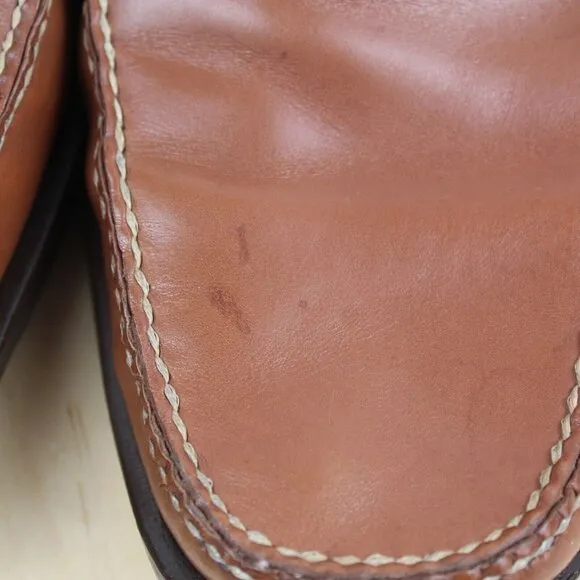 Cole Haan Leather Loafer Mens Size 10 Brown Slip On Shoe City Dress Casual