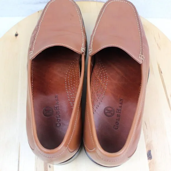 Cole Haan Leather Loafer Mens Size 10 Brown Slip On Shoe City Dress Casual