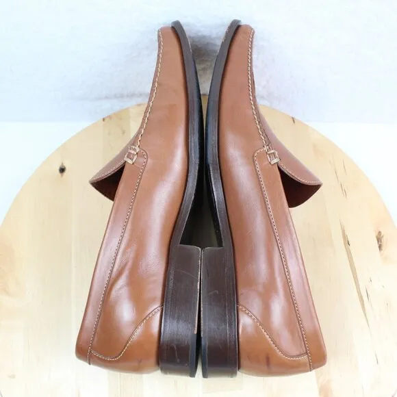 Cole Haan Leather Loafer Mens Size 10 Brown Slip On Shoe City Dress Casual