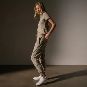 Corduroy Mixed Media Pant - Overcast Pigment