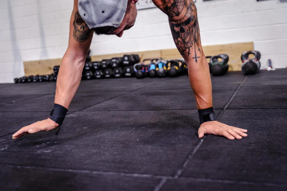 Cross Training Wrist Wraps - Blue