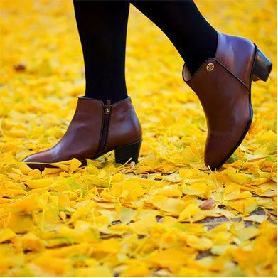 Daphne Brown Bootie
