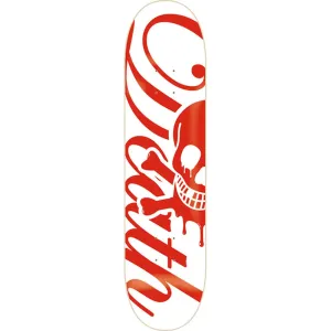 Death Script 8.25" Deck - Red White