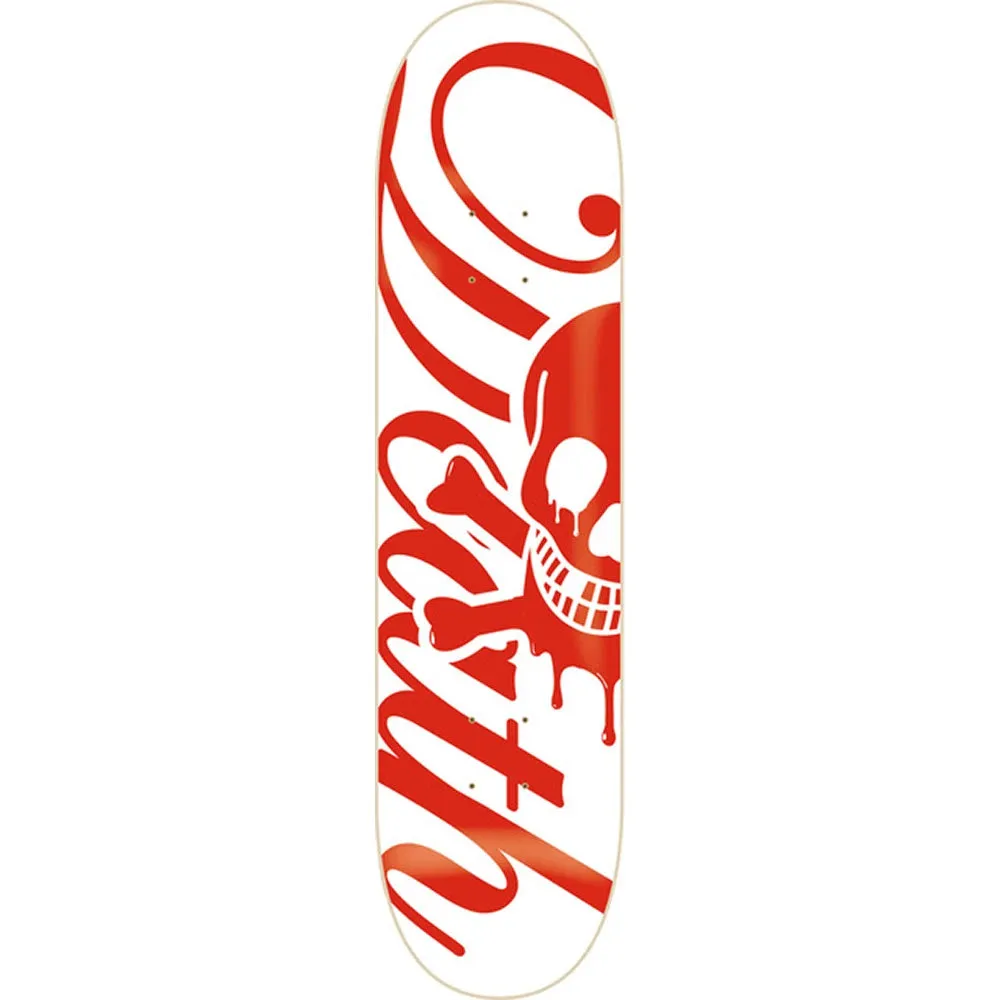 Death Script 8.25" Deck - Red White