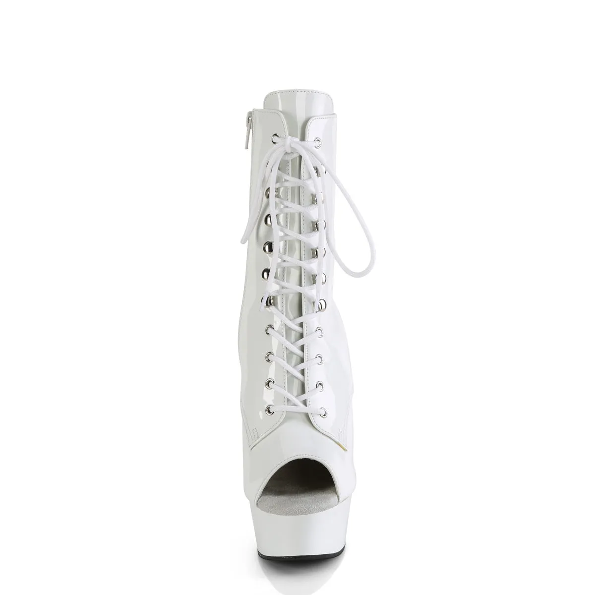 DELIGHT-1021  White Patent/White