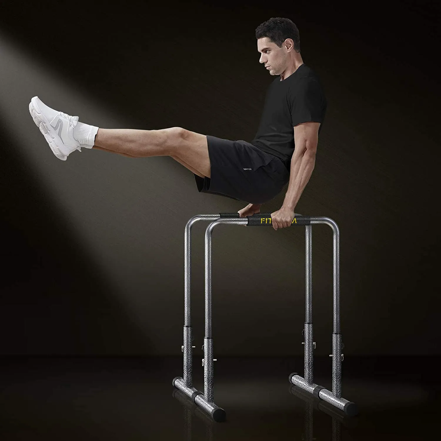 Dip Station Dip Bar Parallel Bars for Home Workout w/ 300 lbs Loading Capacity