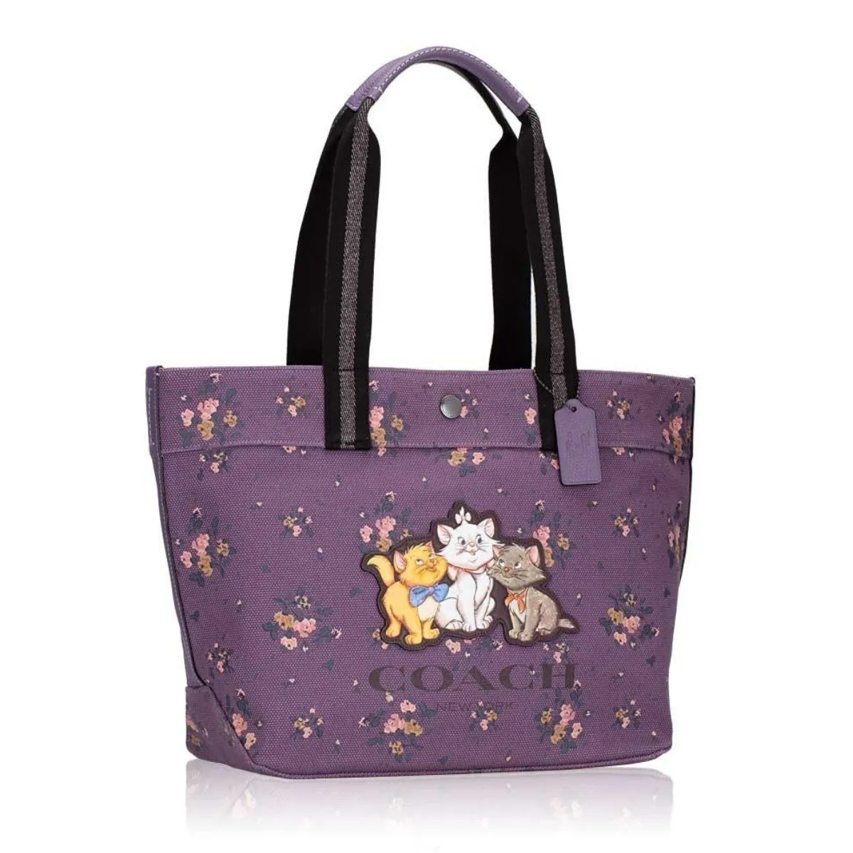 Disney Aristocats Rose Bouquet Canvas Tote