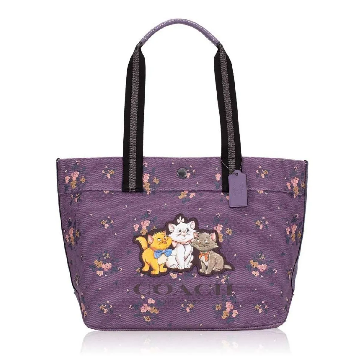 Disney Aristocats Rose Bouquet Canvas Tote