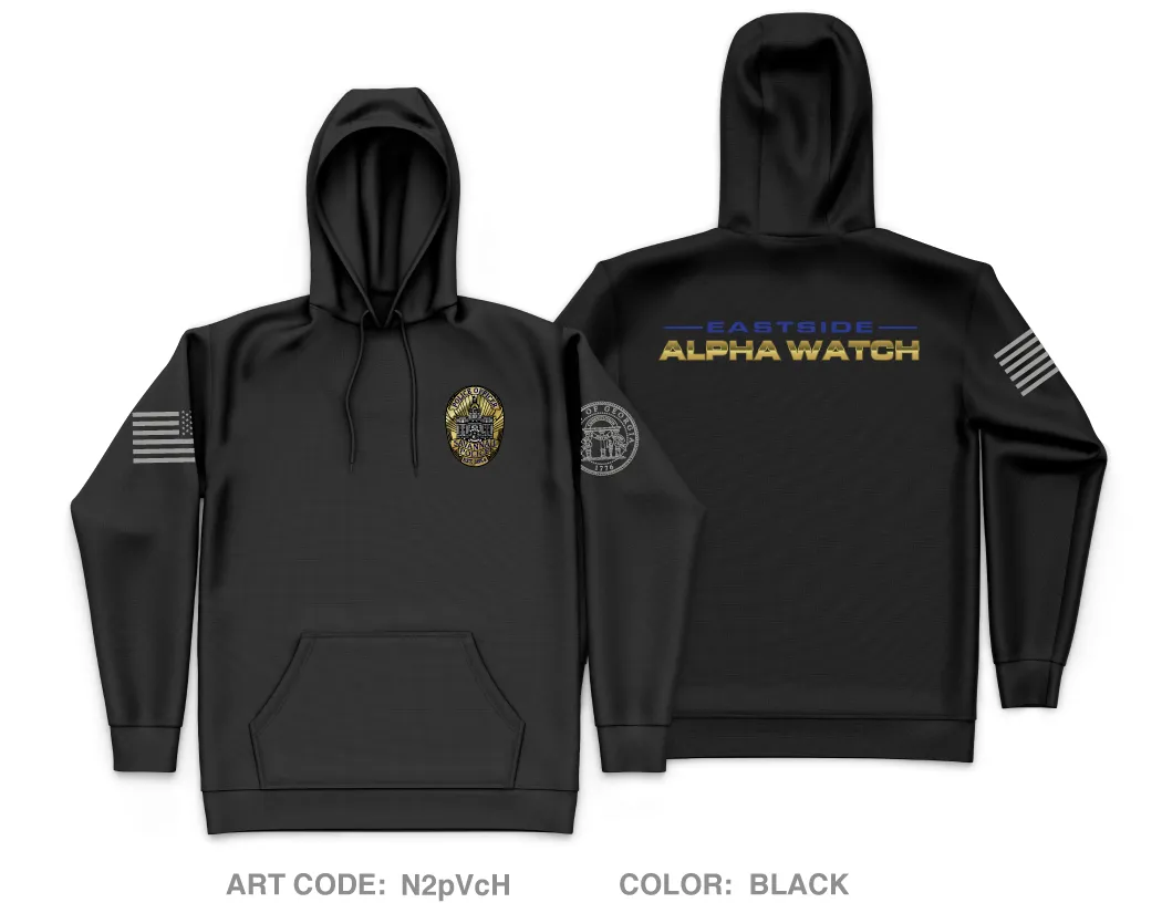 Eastside Alpha Watch Core Men's Hooded Performance Sweatshirt - N2pVcH