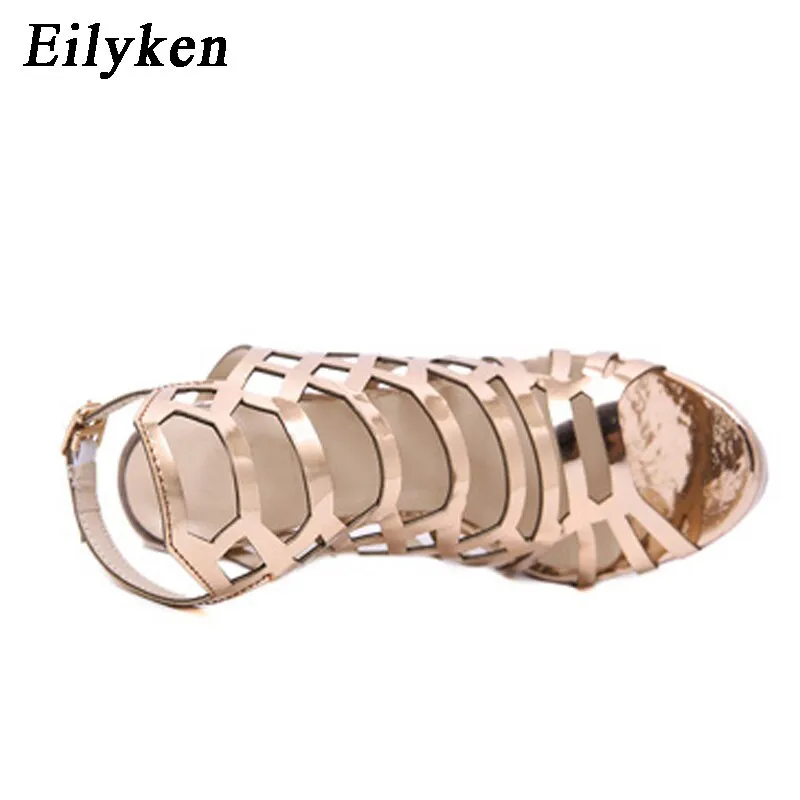 Eilyken Open Toe Thin Heels Gladiator Sandals