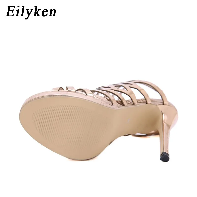 Eilyken Open Toe Thin Heels Gladiator Sandals