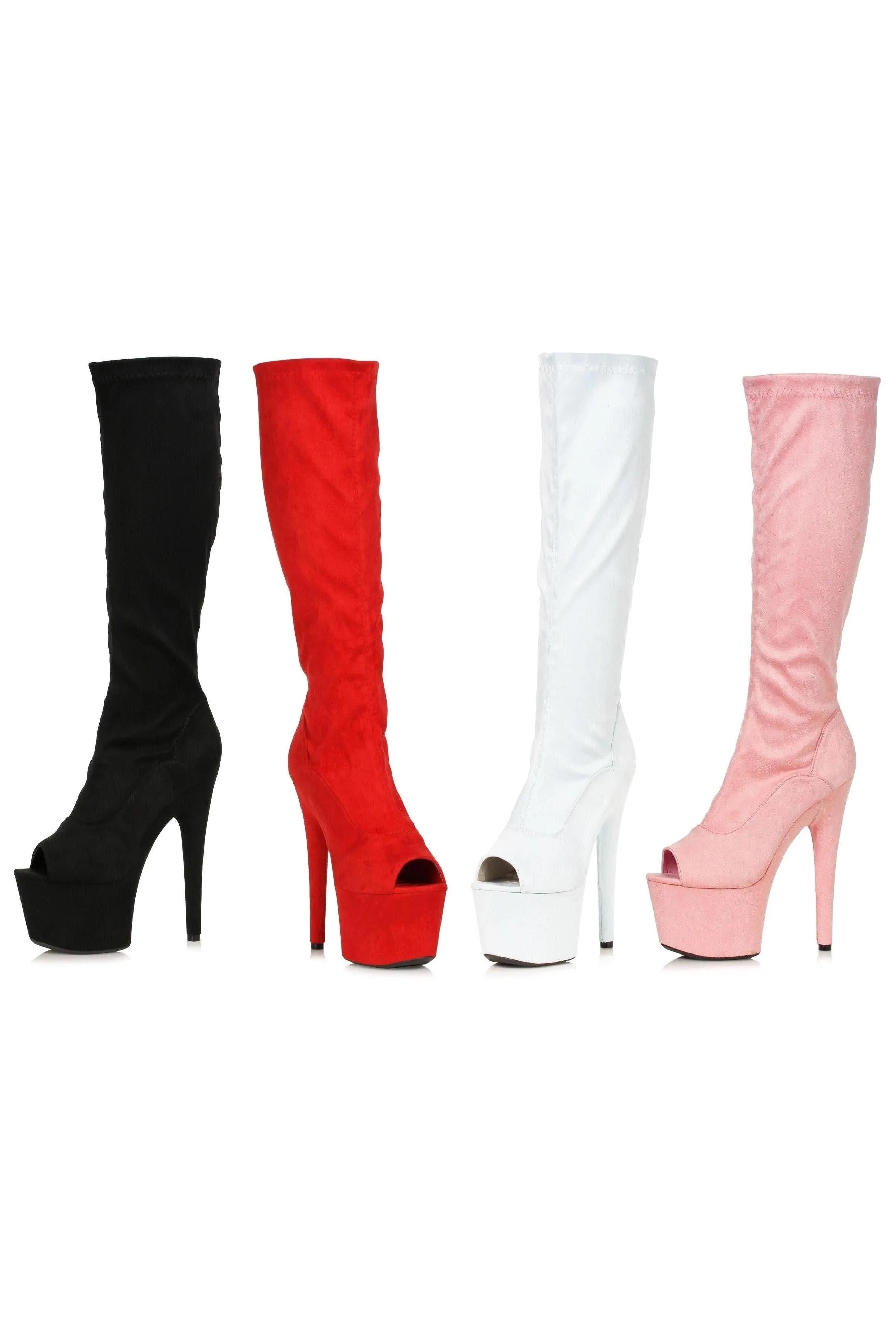 Ellie 709-NATASHA 7" Microfiber Knee Boot