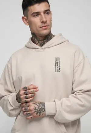 Empulse™ DNA Oversized Hoodie - Ecru