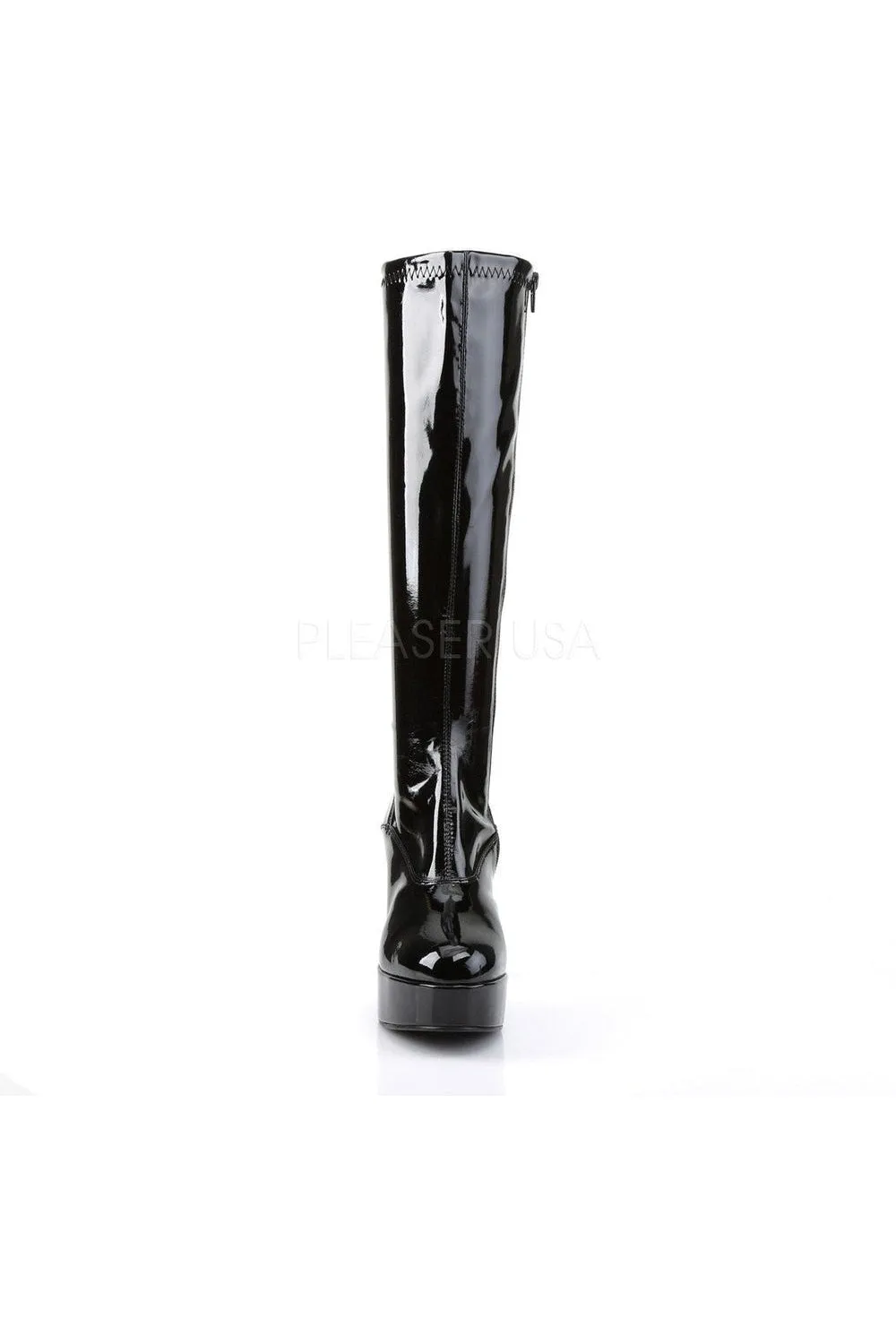 EXOTICA-2000 Go Go Boot | Black Patent