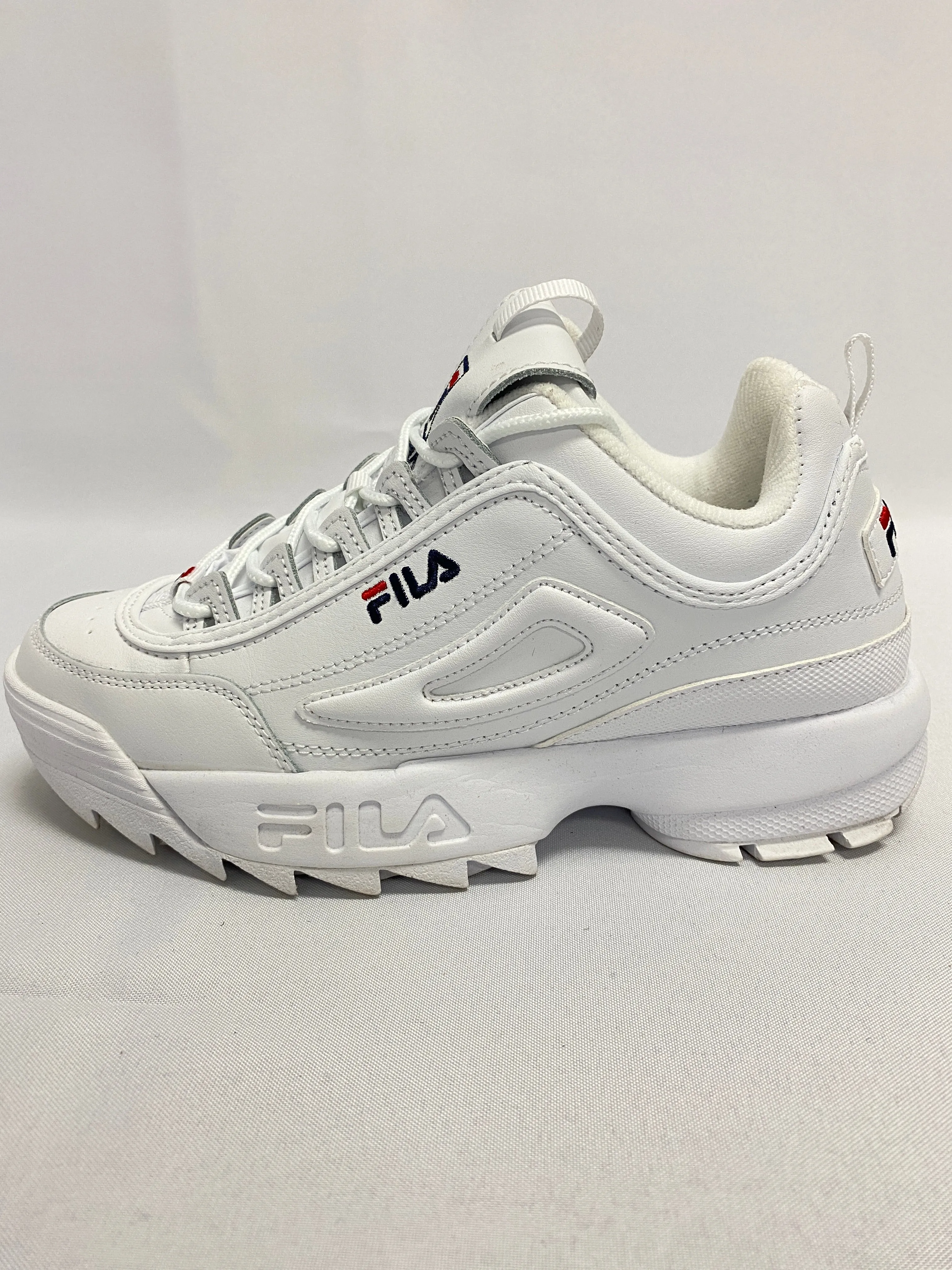 FILA 'Disrupter II' Whie Leather Sneaker