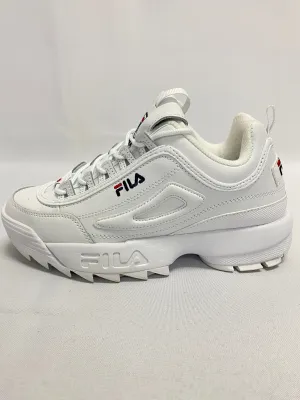 FILA 'Disrupter II' Whie Leather Sneaker