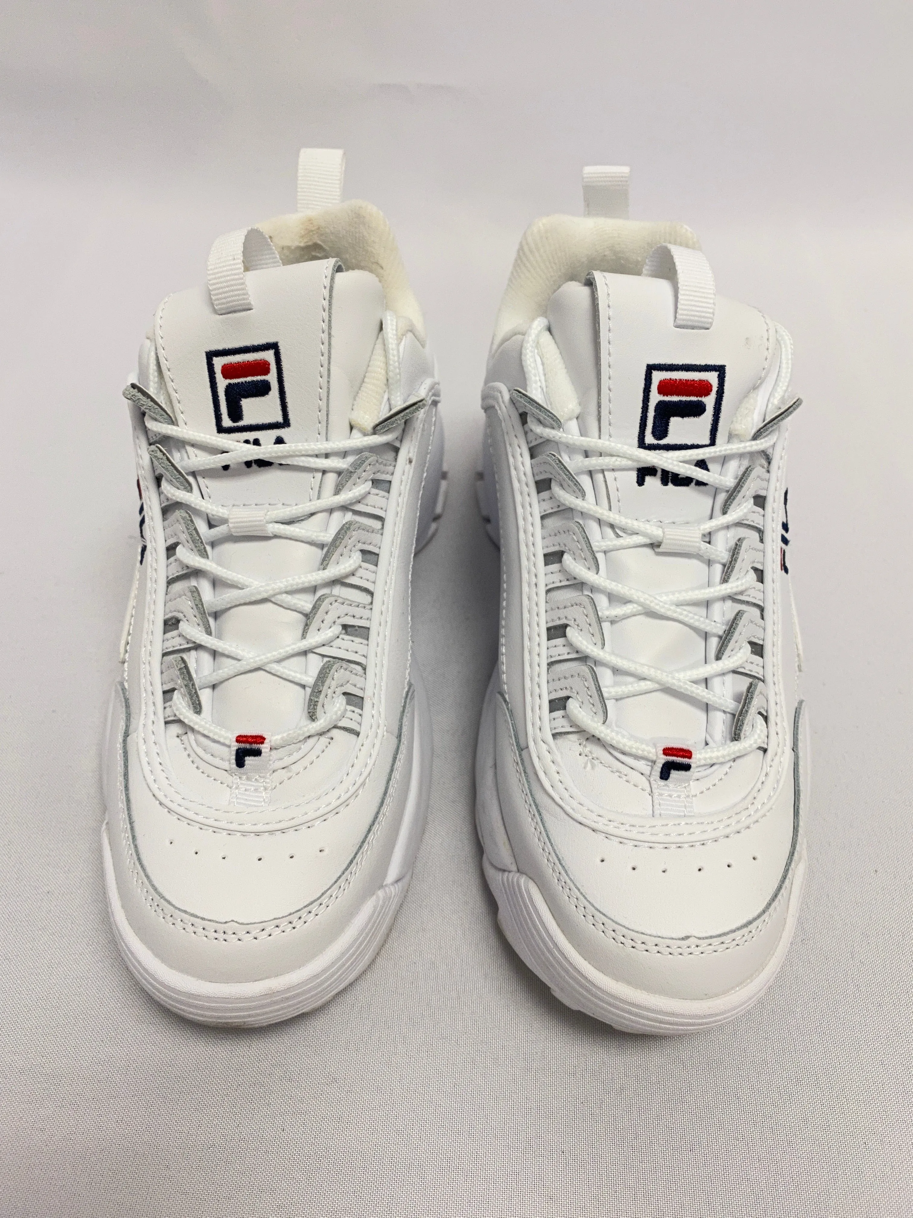 FILA 'Disrupter II' Whie Leather Sneaker