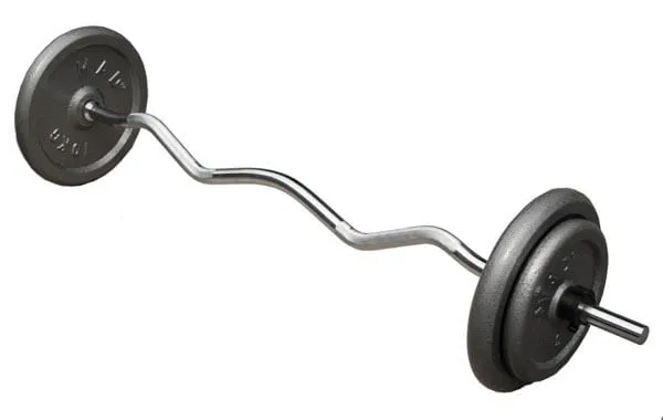 Fitness Mad 47” EZ Curl Weightlifting Bar