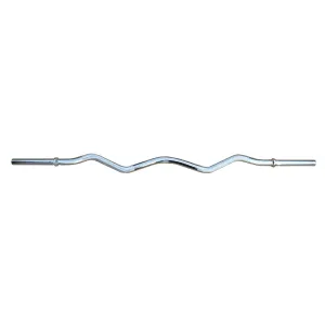 Fitness Mad 47” EZ Curl Weightlifting Bar