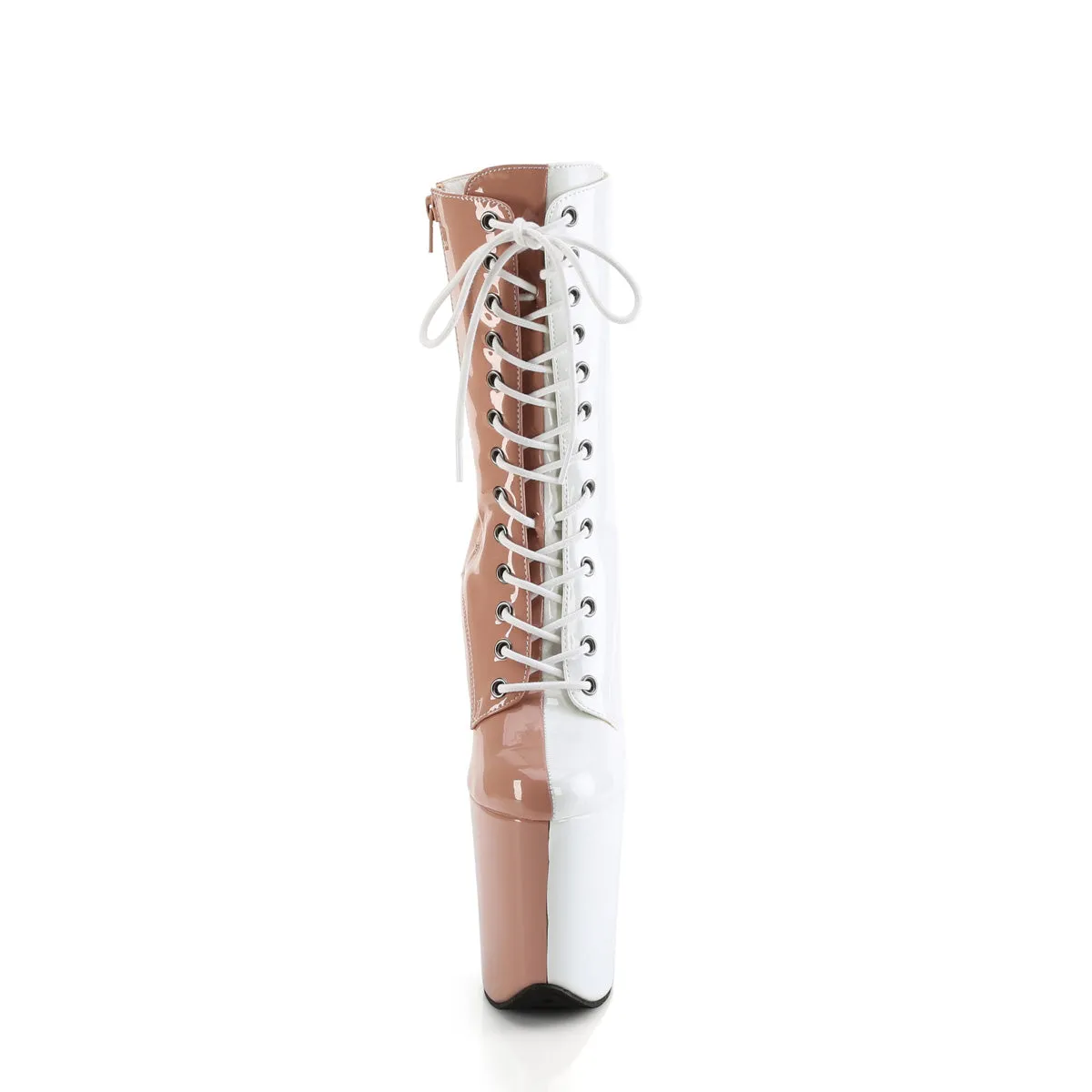 FLAMINGO-1040TT  Blush-White Patent/Blush-White
