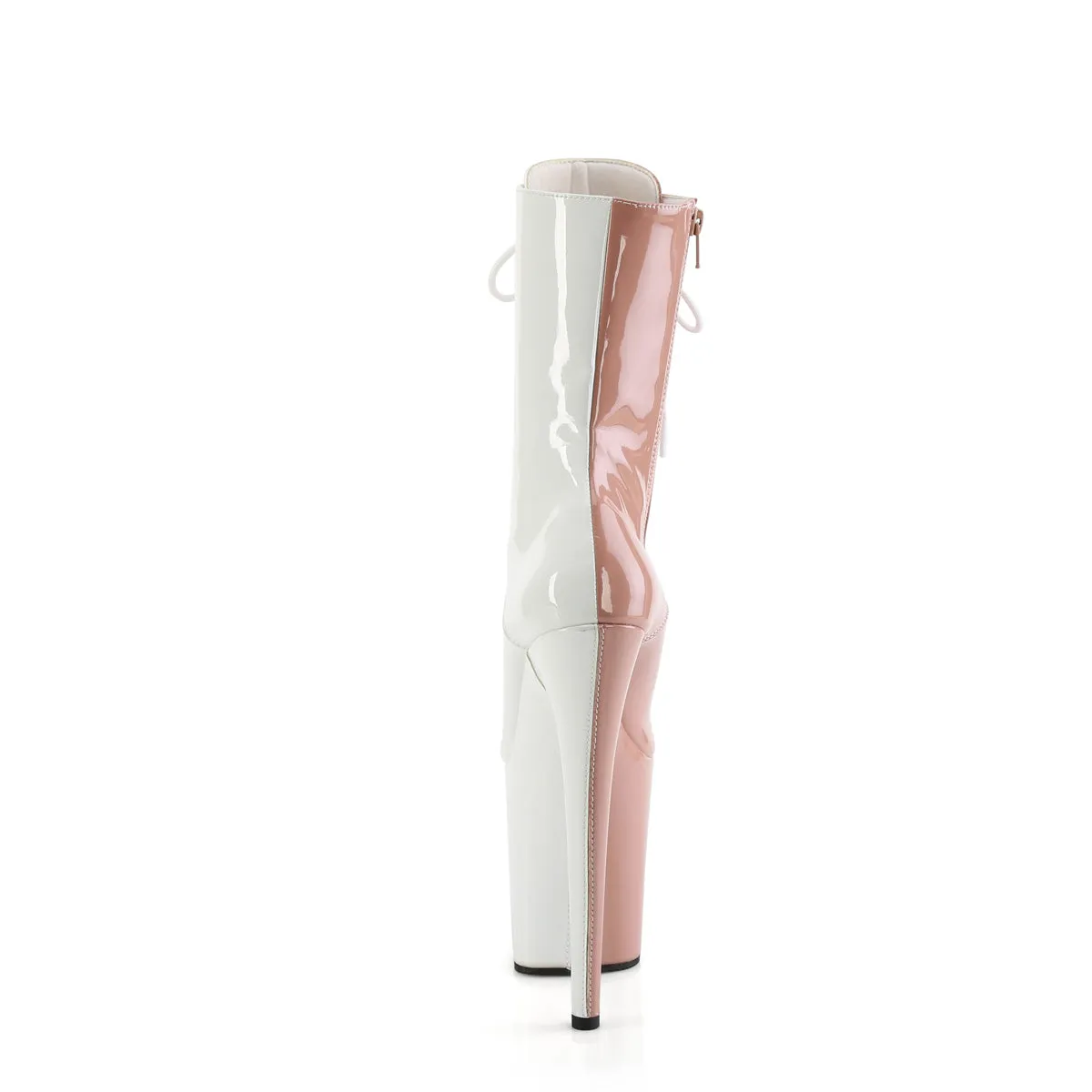 FLAMINGO-1040TT  Blush-White Patent/Blush-White