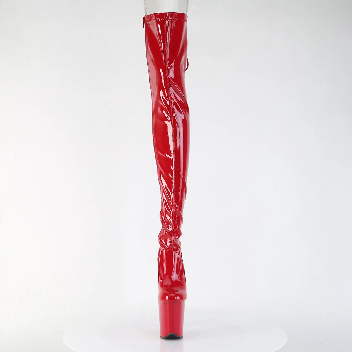 FLAMINGO-3850  Red Stretch Patent/Red