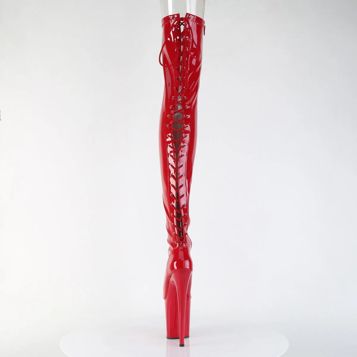 FLAMINGO-3850  Red Stretch Patent/Red
