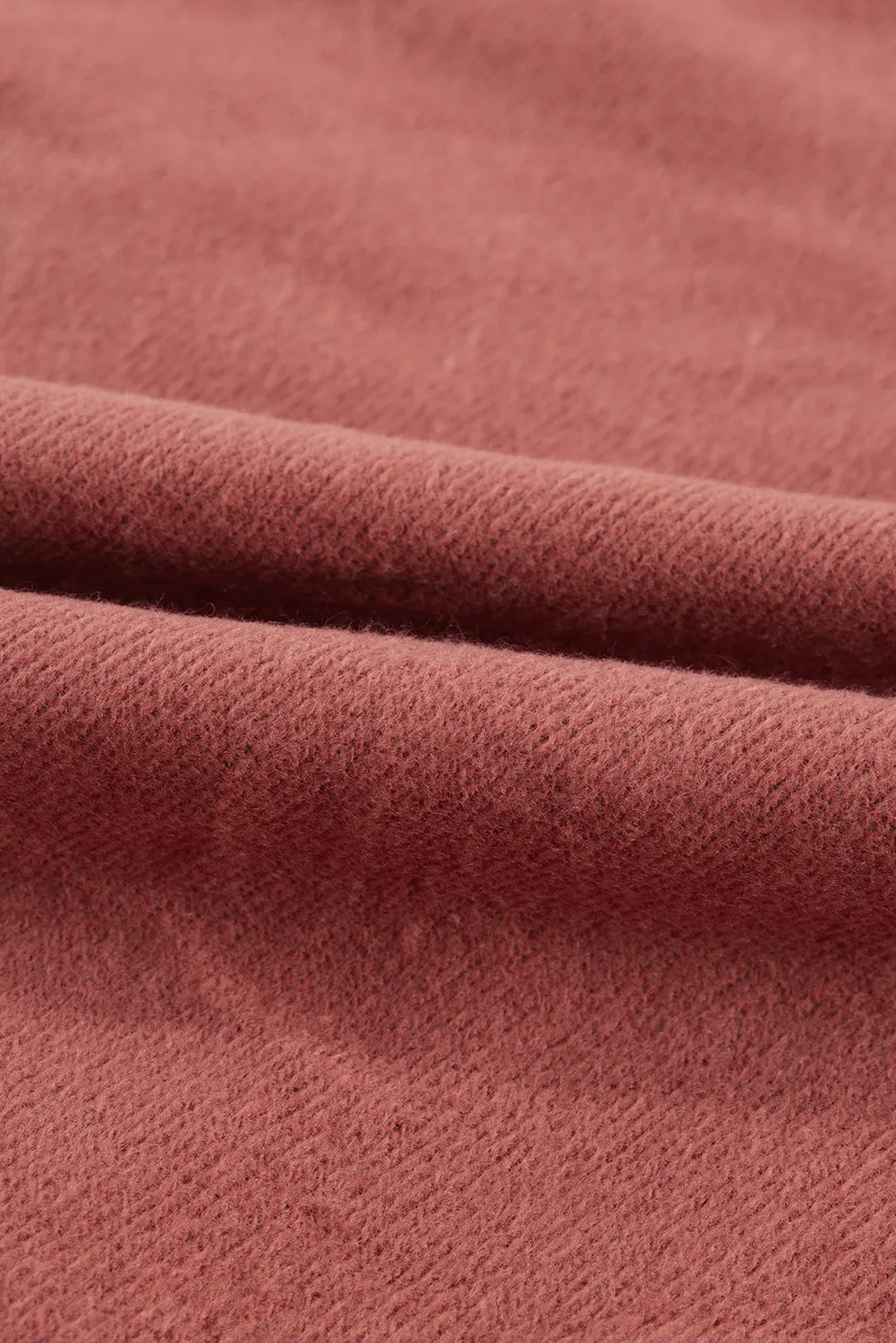 Fleece Lined Zip Up Stand Collar Thumbhole Sleeve Sweatshirt
