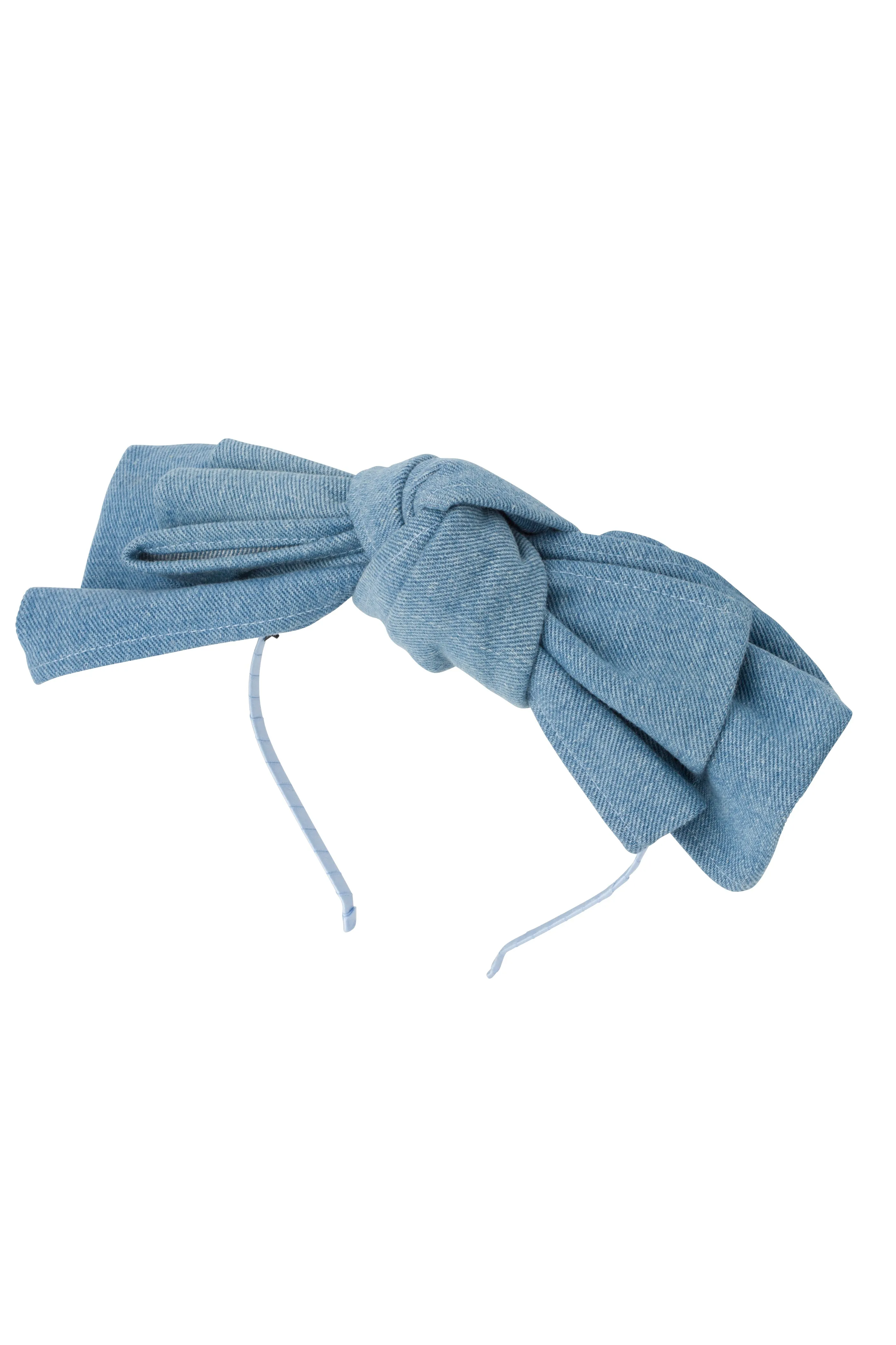 Floppy Denim Headband - Sky Blue Denim