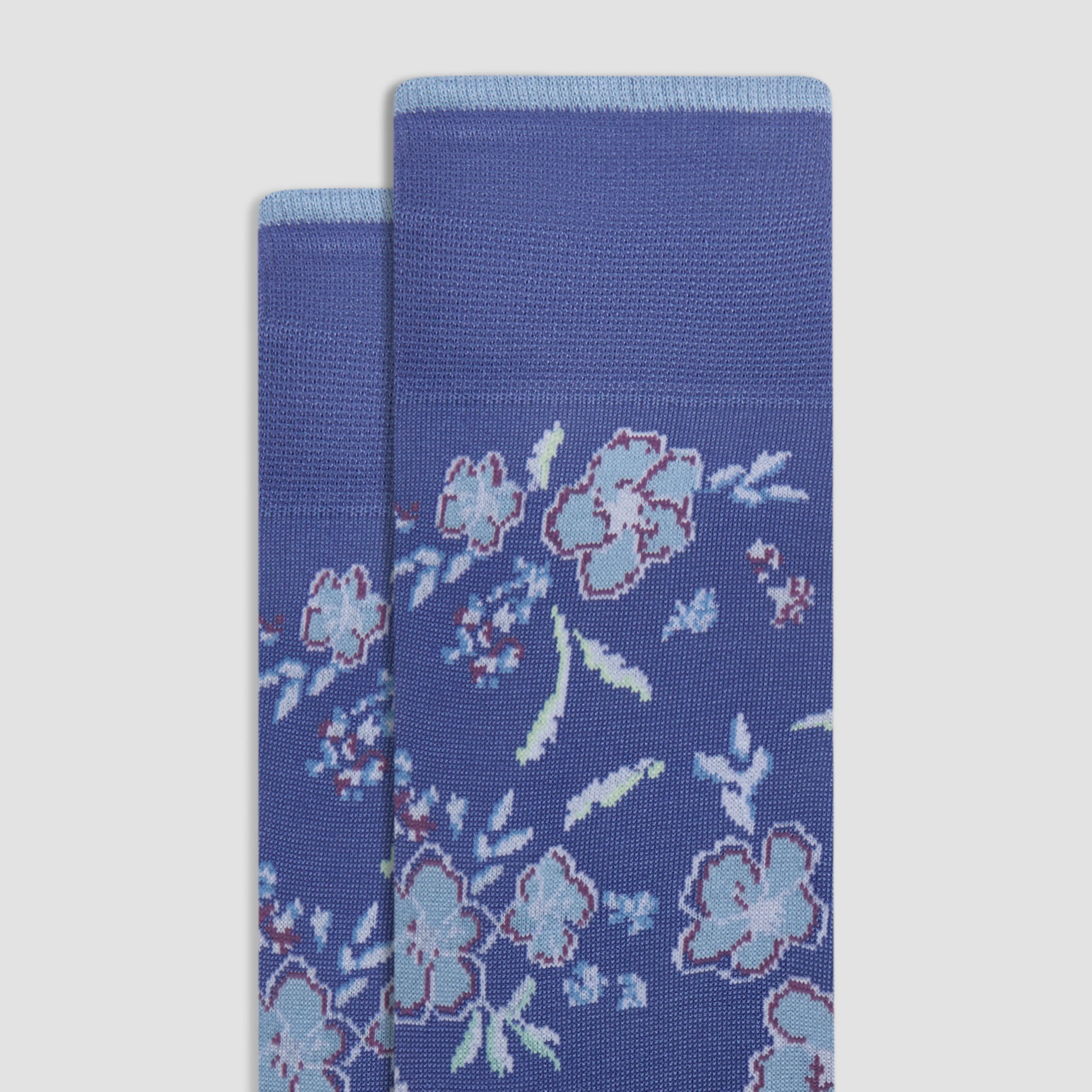 Floral Mid-Calf Socks